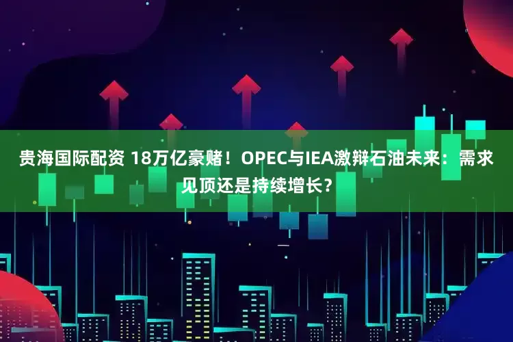 贵海国际配资 18万亿豪赌！OPEC与IEA激辩石油未来：需求见顶还是持续增长？