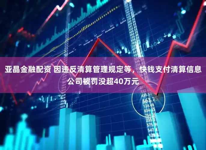 亚晶金融配资 因违反清算管理规定等，快钱支付清算信息公司被罚没超40万元